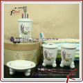 Black Wholesale Porcelain Ceramic Washroom Set For Home Hotel